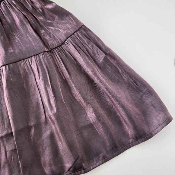 Gap Kids Shine Satin Dress Purple Orchid size 8 - Picture 6 of 10